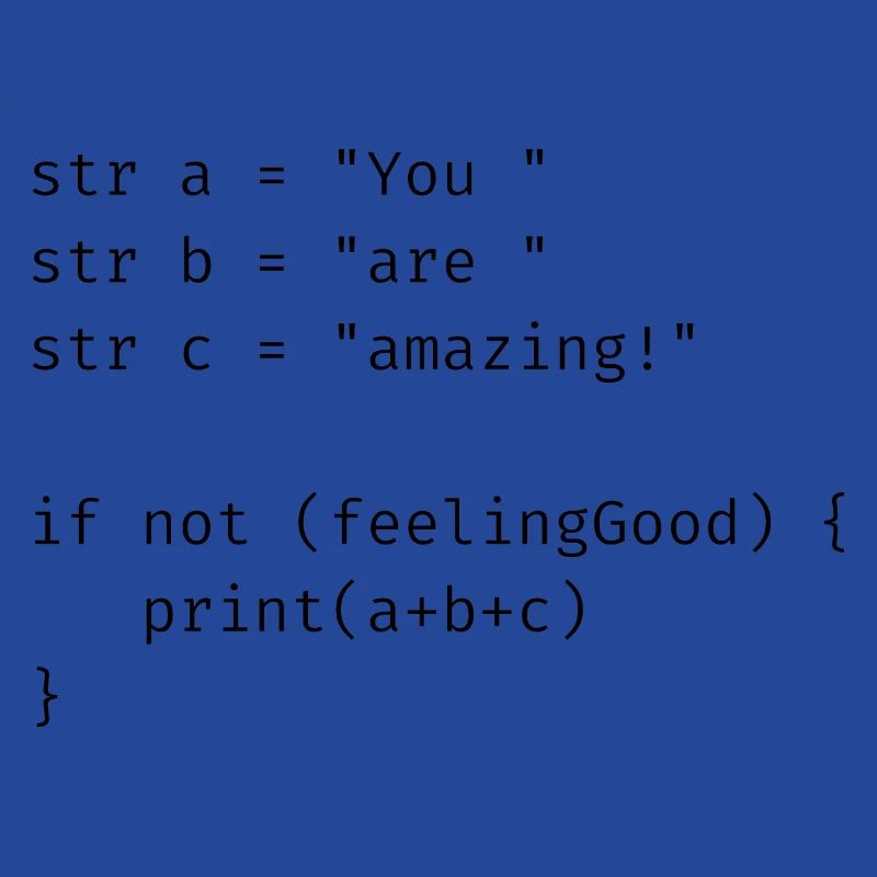 Positivity funny computer geek programmer joke