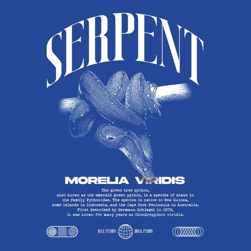 Green Tree Python Modern Reptile Keeper Streetwear