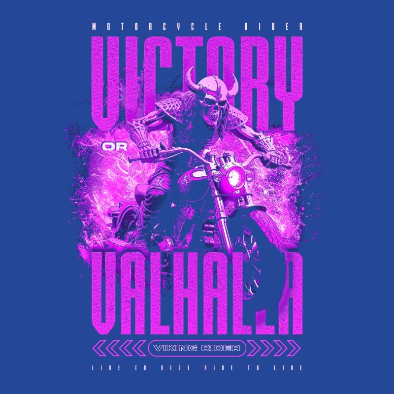 Motorrad Nordische Wikinger Sieg Oder Walhalla