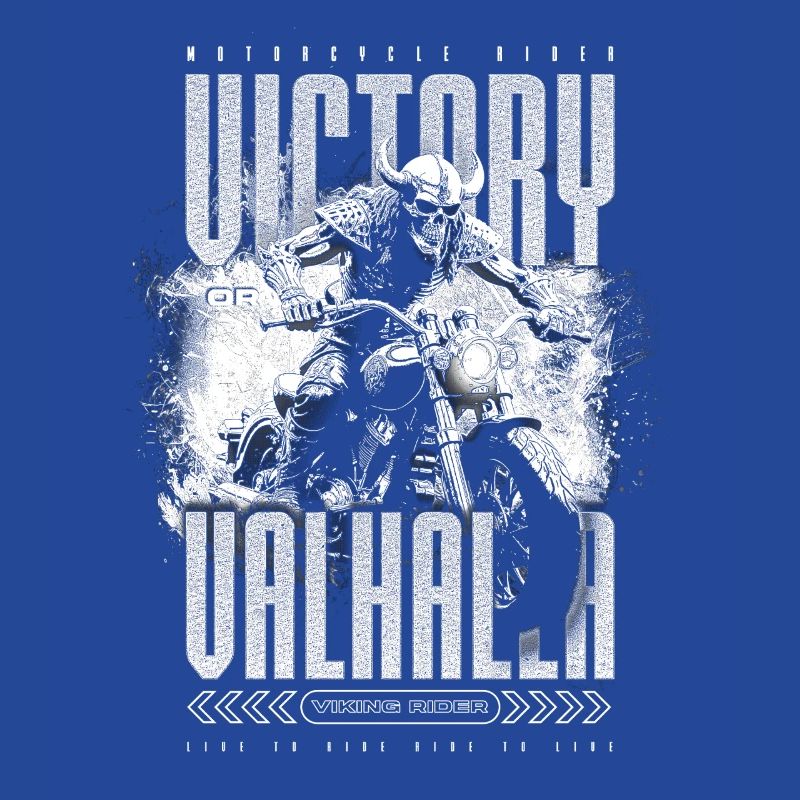 Motorrad Nordische Wikinger Sieg Oder Walhalla