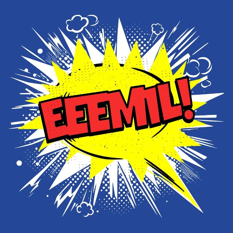 Emil Name Funny Speech Bubble Eeemil!