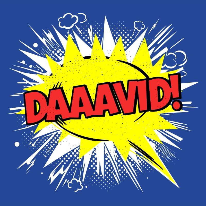 David Nom drôle bulle de dialogue Daaavid !