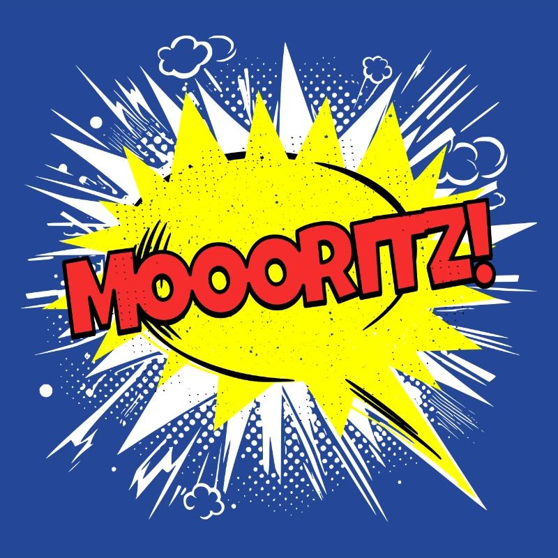 Moritz Name Funny Speech Bubble Moooritz!