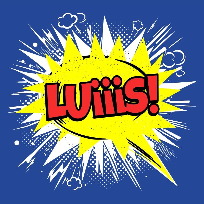Luis Name Funny Speech Bubble Luiiis!