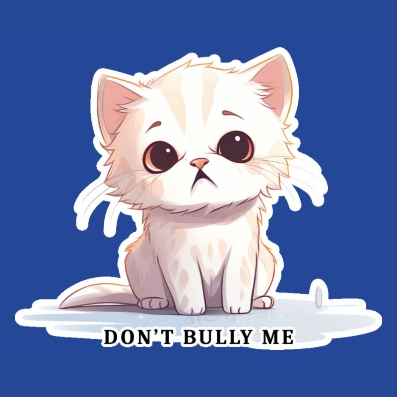 Don’t Bully Me - Chat mignon avec message