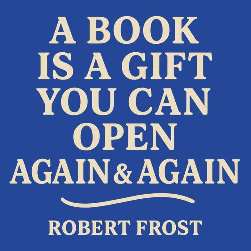 A book, a gift to open again