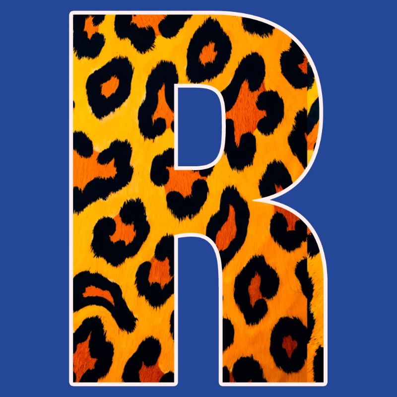 Leopard_Buchstabenmuster_ _R
