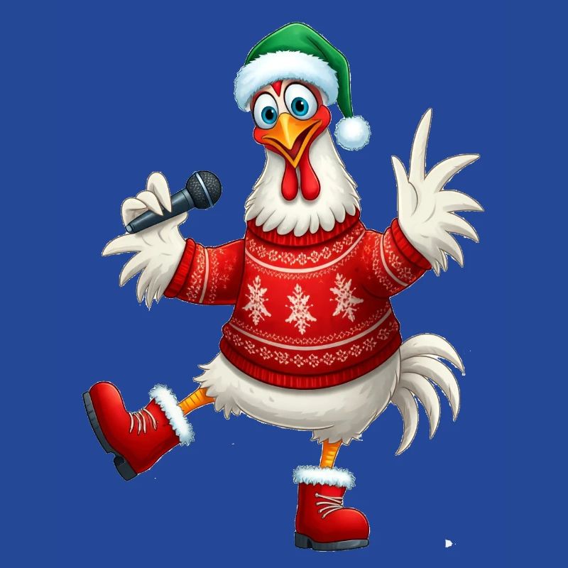 Urlaub Singende Henne Pullover