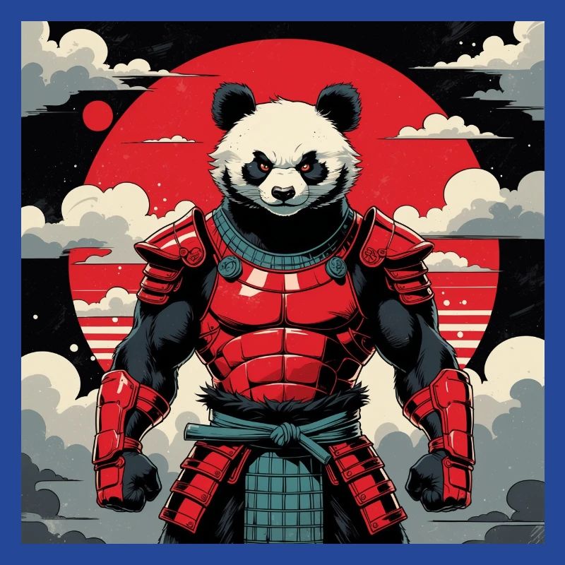 Samurai Panda Warrior