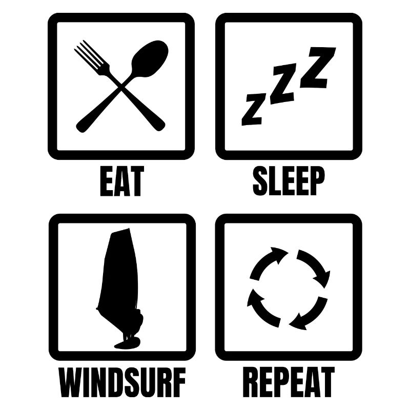 Routine de planche à voile