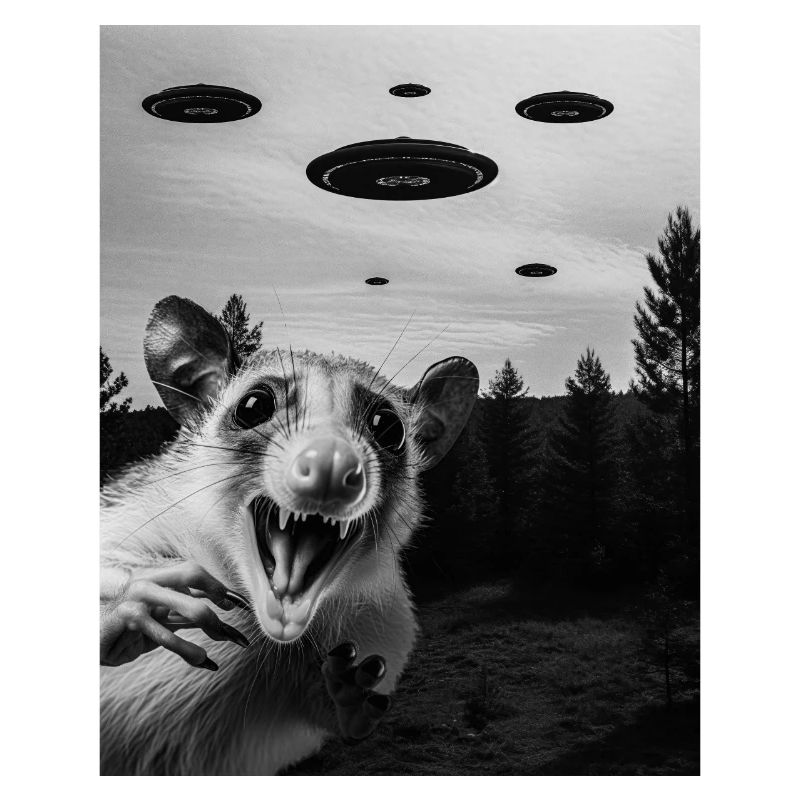 Possum Alien Invasion Uap Weirdcore
