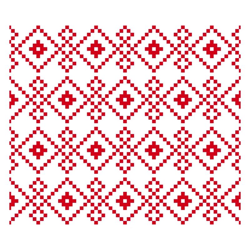 Pull uni de Noël (rouge)