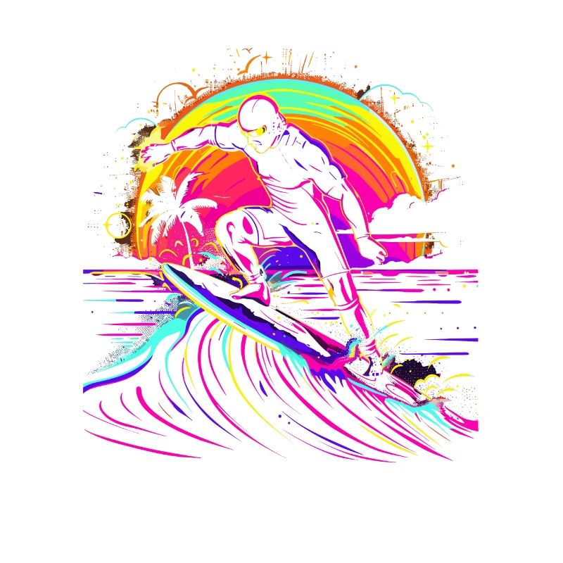 Surfer Vaporwave