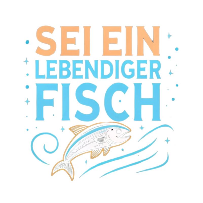 Sei ein lebendiger Fisch