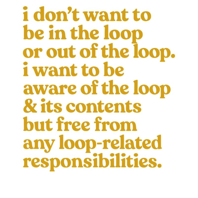 Conscient de la citation Loop