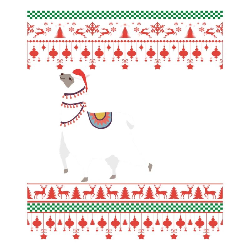 Lama Hässlicher Weihnachtspullover