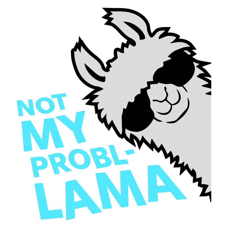 Lama Not My Problama Cool Side Sunglasses