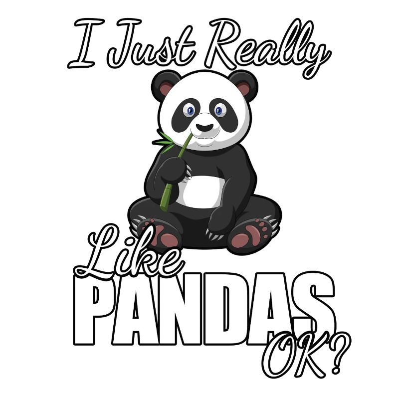 Ich mag Pandas einfach wirklich gut.