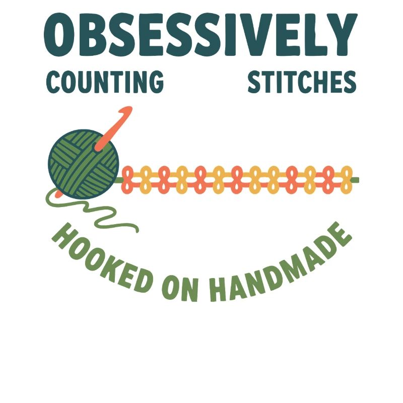 Mailles de comptage au crochet faites main