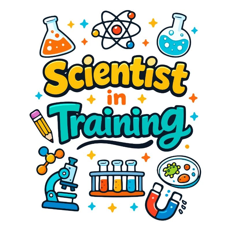Young scientist in training