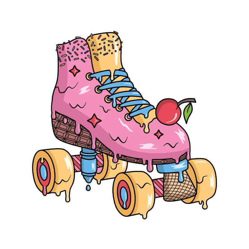Rollschuhe Eiscreme Roller Skates Rollschuh