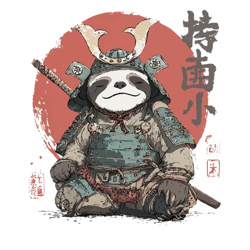 Faultier-Samurai-Rüstung