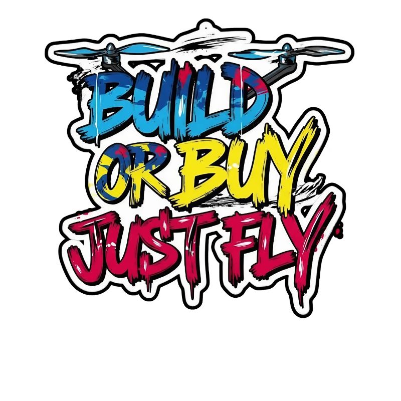 Construis ou achète un tee Just Fly Drone