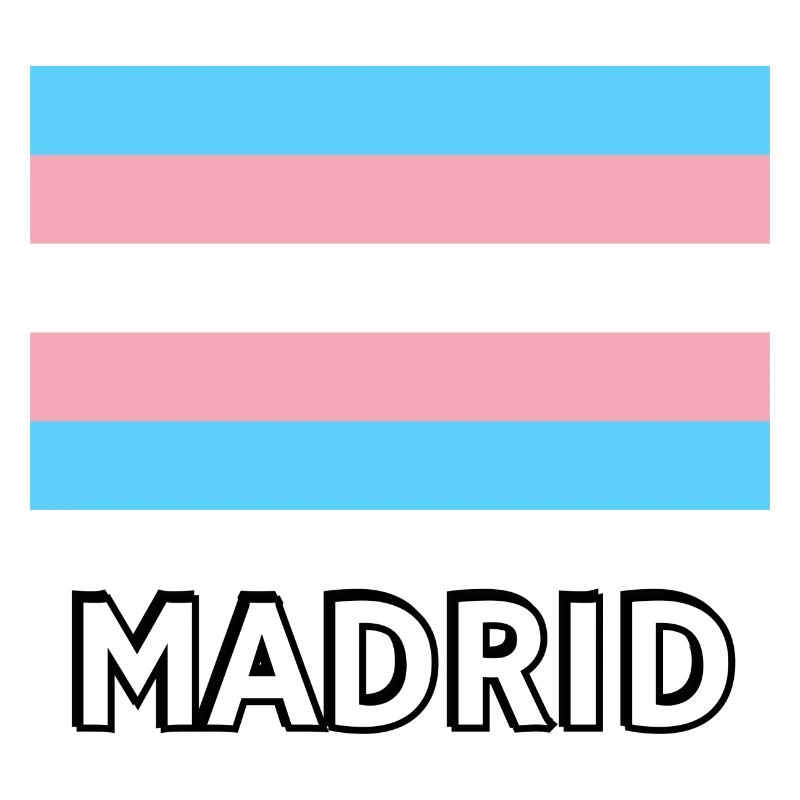 Drapeau de la Trans Pride Madrid
