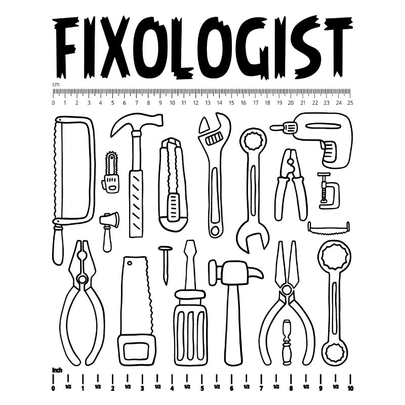 Fixologue Bricoleur Outils Menuisier Charpentier BRICOLAGE
