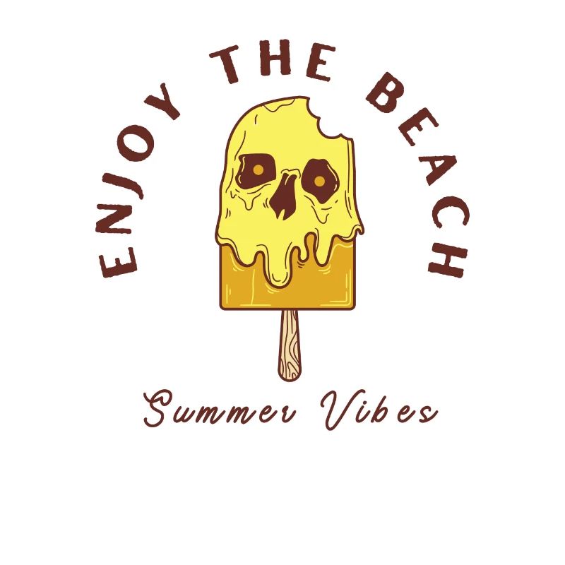 Genießen Sie den Strand, Eis