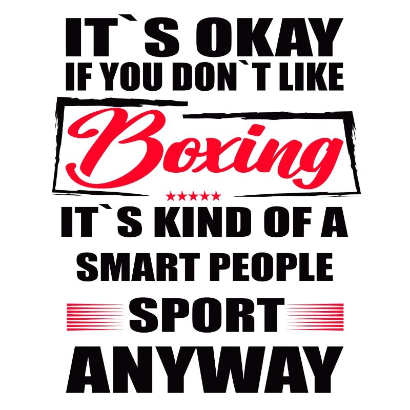Ce n’est pas grave si vous n’aimez pas la boxe