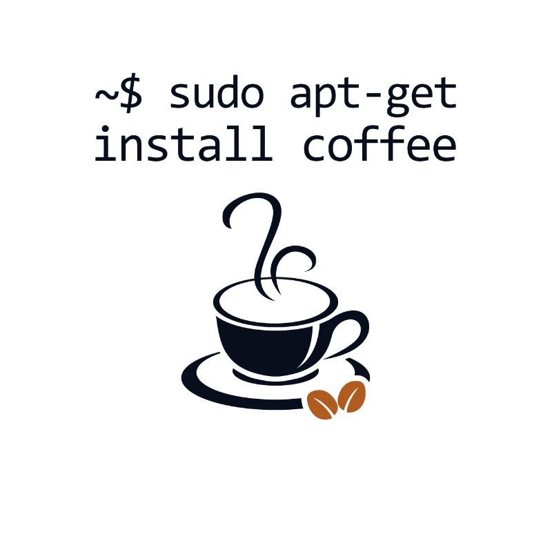 sudo install coffee computer scientist admin