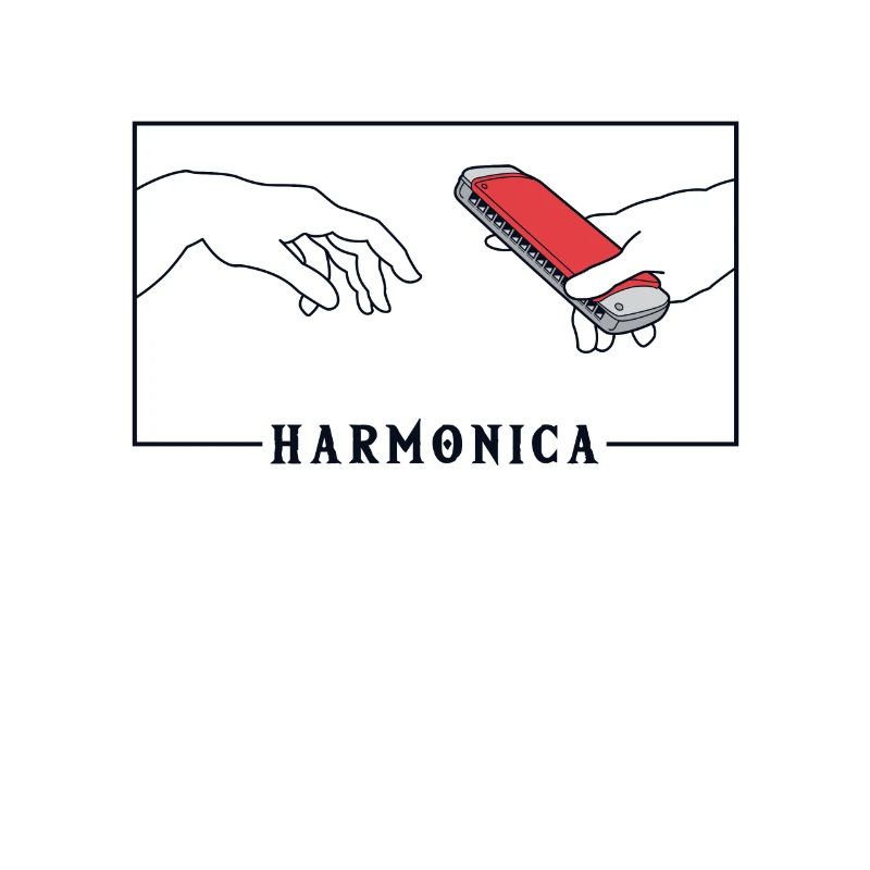Michel-Ange Création de la bouche d’harmonica d’Adam