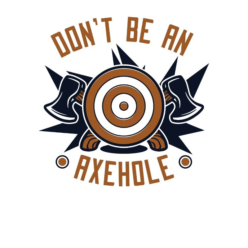 Ne soyez pas un jeu de lancer de hache Axehole Thrower
