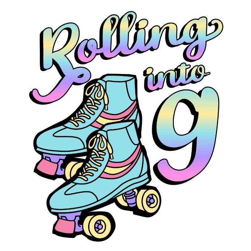 Rolling Into 9 Roller Skaters Skates 9e année