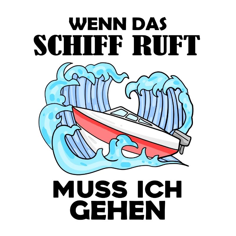 Motorboot Kapitän Boot Boote Seefahrt Geschenk