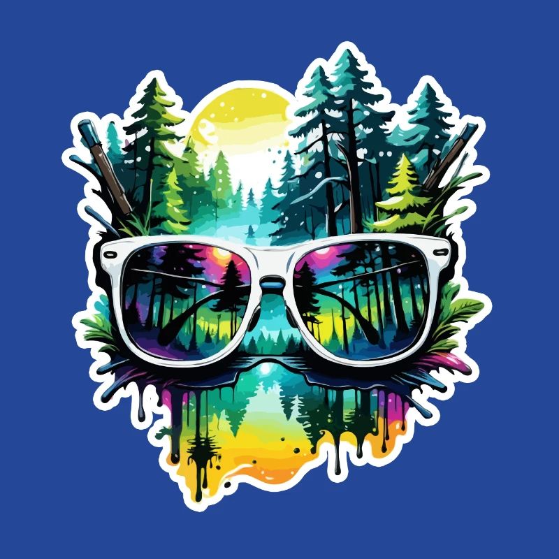 Lunettes de soleil / Reflection / Forest / Reflection