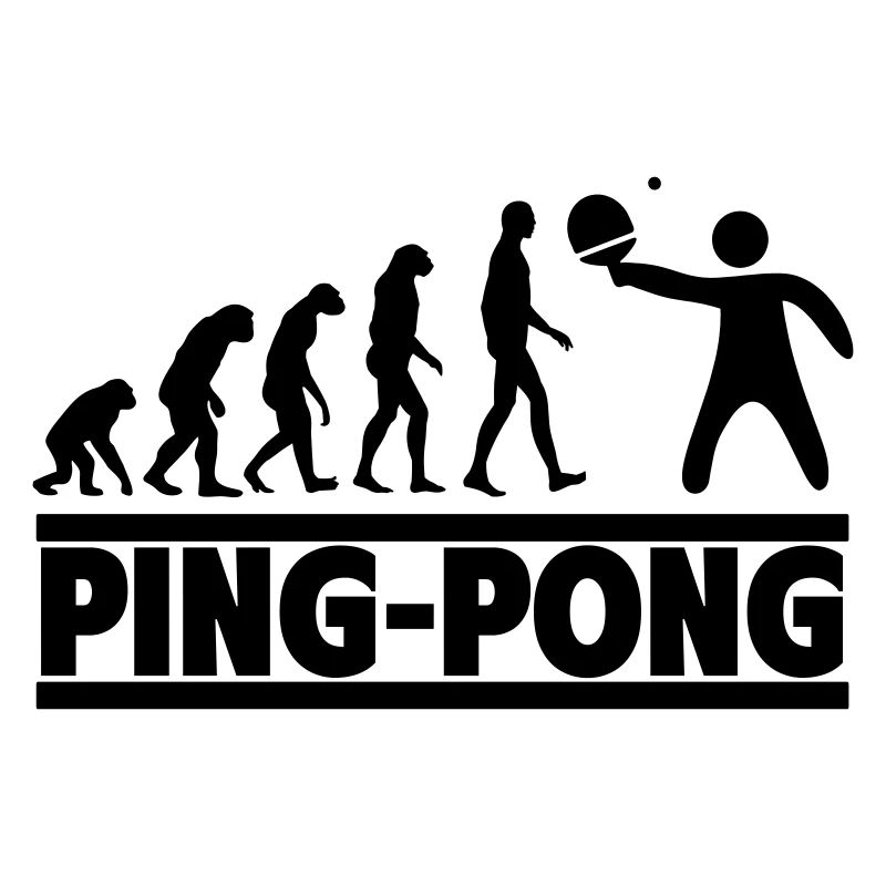Ping-pong evolution: From human to table tennis player