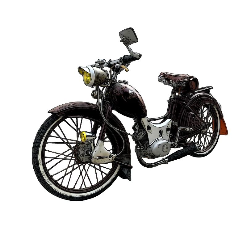 Simson Custom SR2 Conversion Rat Rod