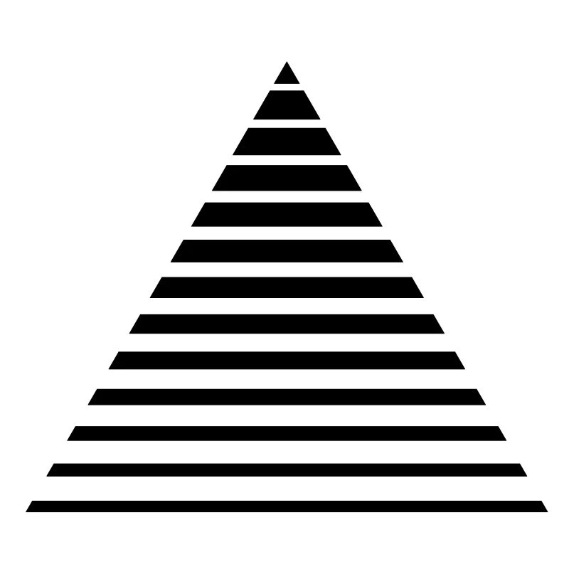 Triangle de lignes