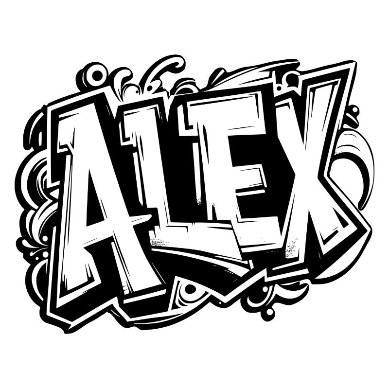 Alex Name Vorname Mädchen Junge Graffiti