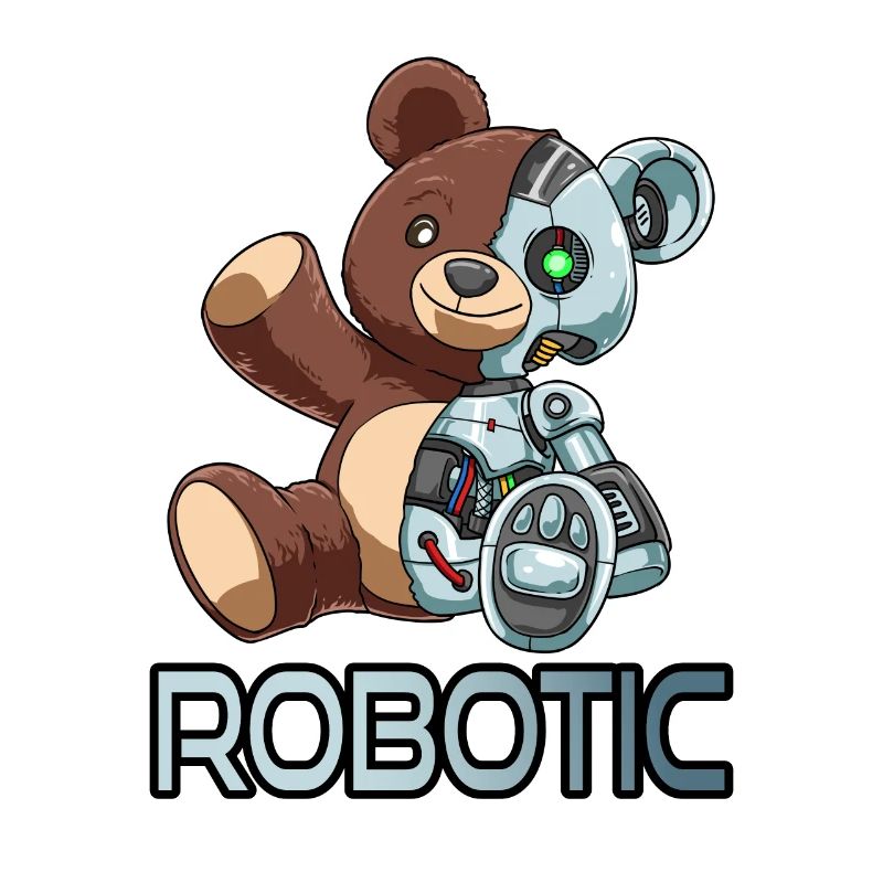 Funny Bear Robot Robotic Cuddle Cyborg