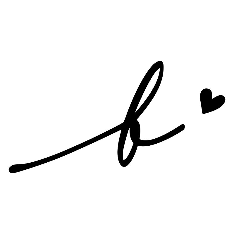 Lettre B Cursive