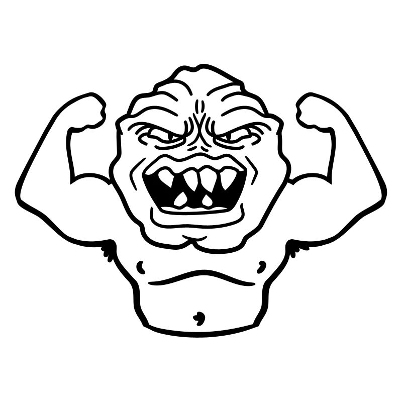 monster bodybuilder muscles strong man Muckis hulk
