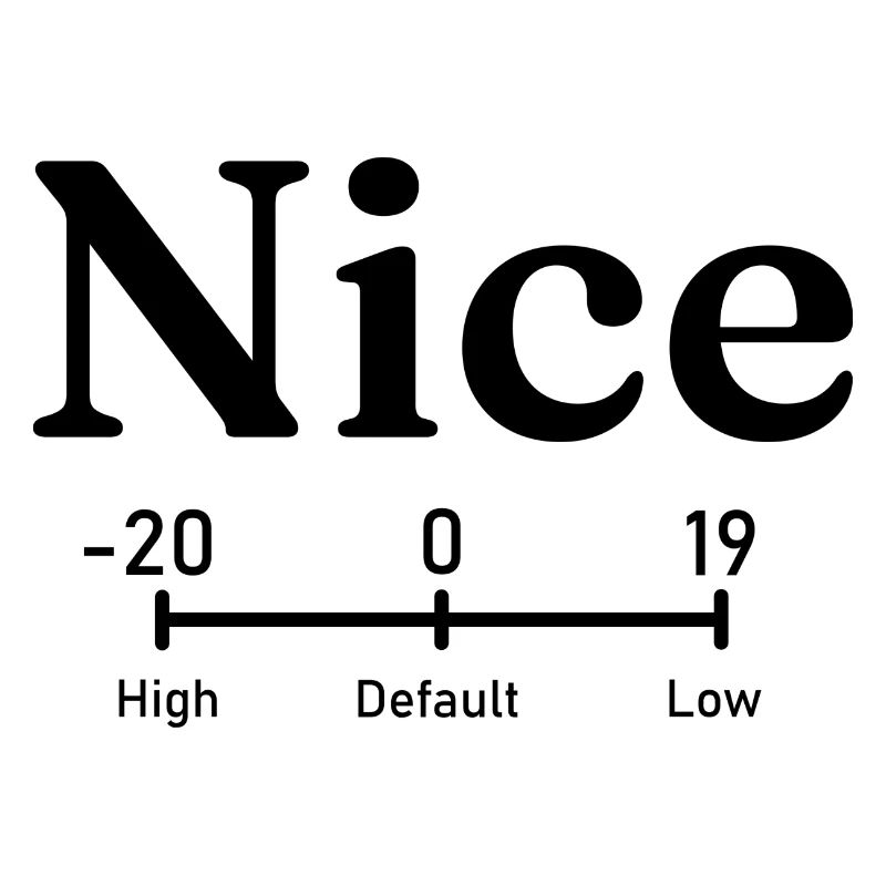 Nice | linux process priority command