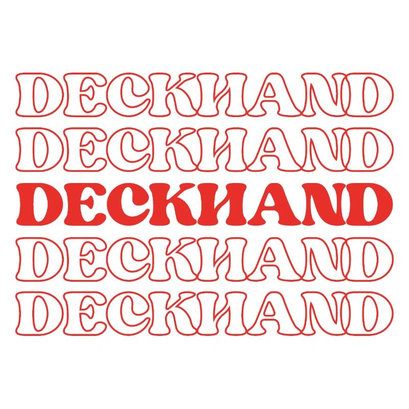 Deckhand Sailor Seaman Shipmate Ship Worker