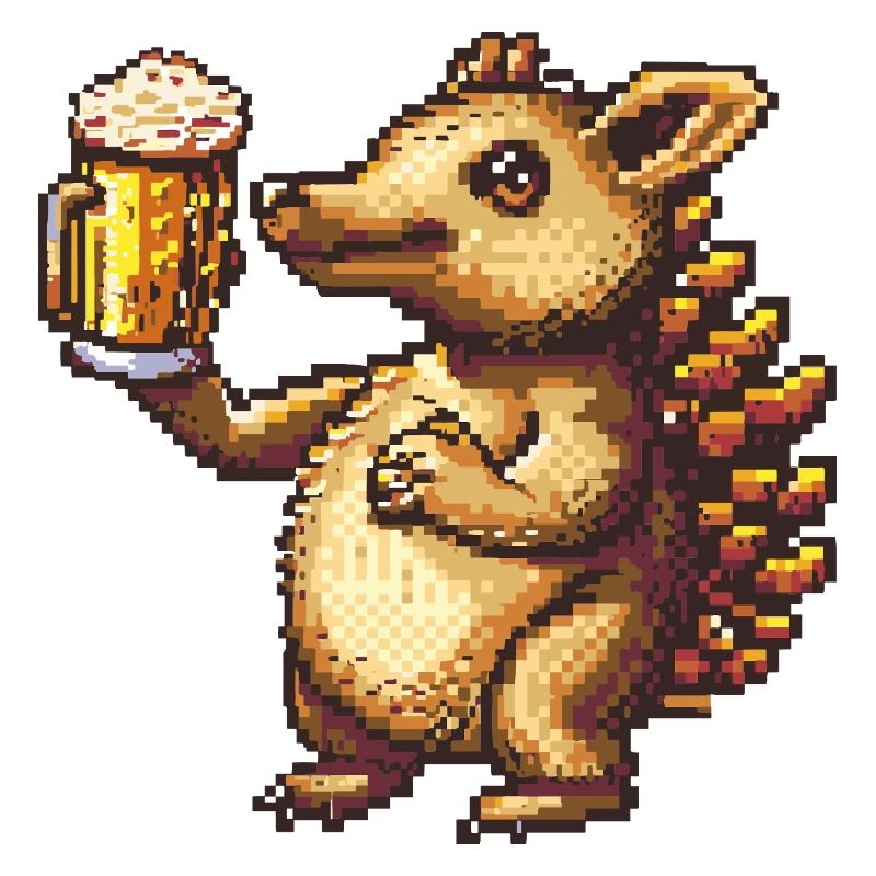 Armadillo Pixel Beer
