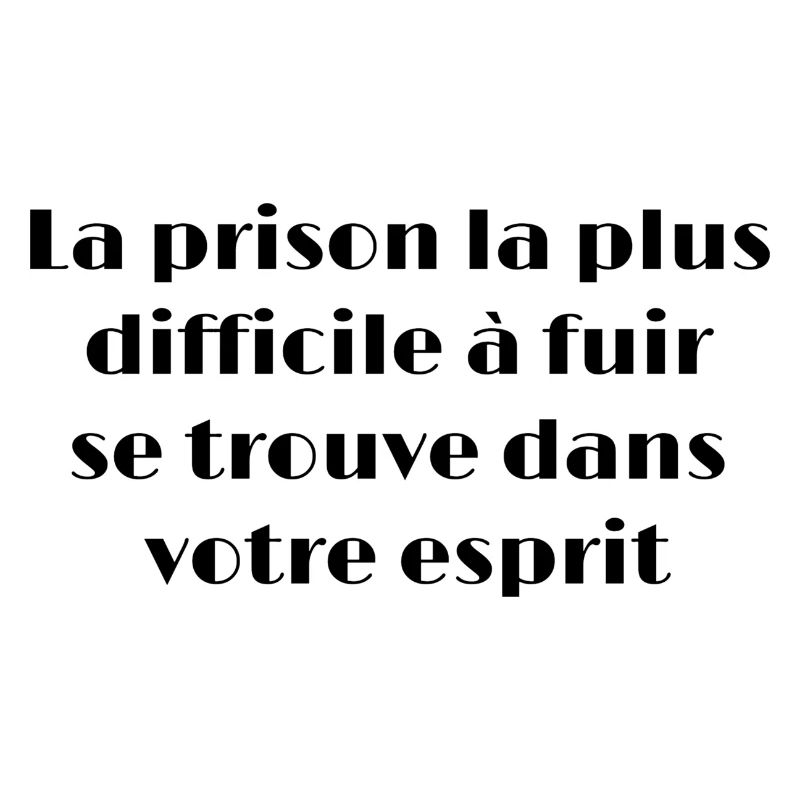 La prison la plus difficile à fuir se trouve...
