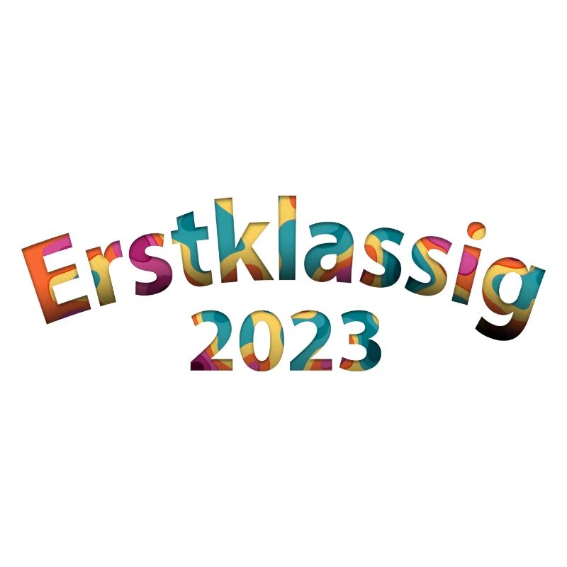 Erstklassig 2023 Schulkind Mädchen Junge