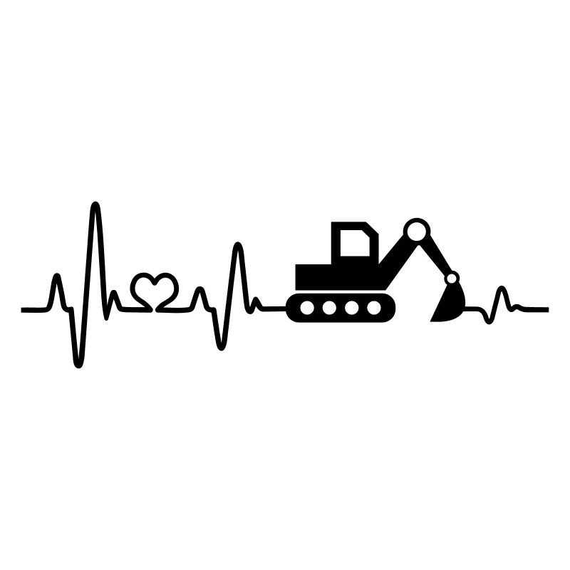 Bagger Baustelle Bauarbeiter Baggerfahrer Geschenk